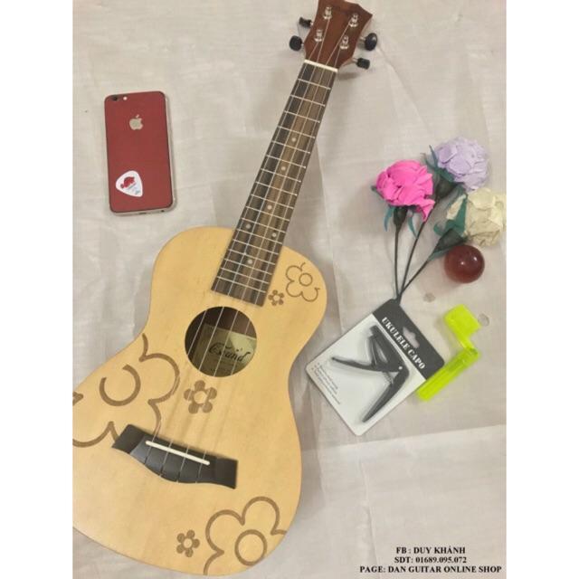 (RẺ VÔ ĐỊCH ) ĐÀN UKULELE CONCERT KHẮC HOA