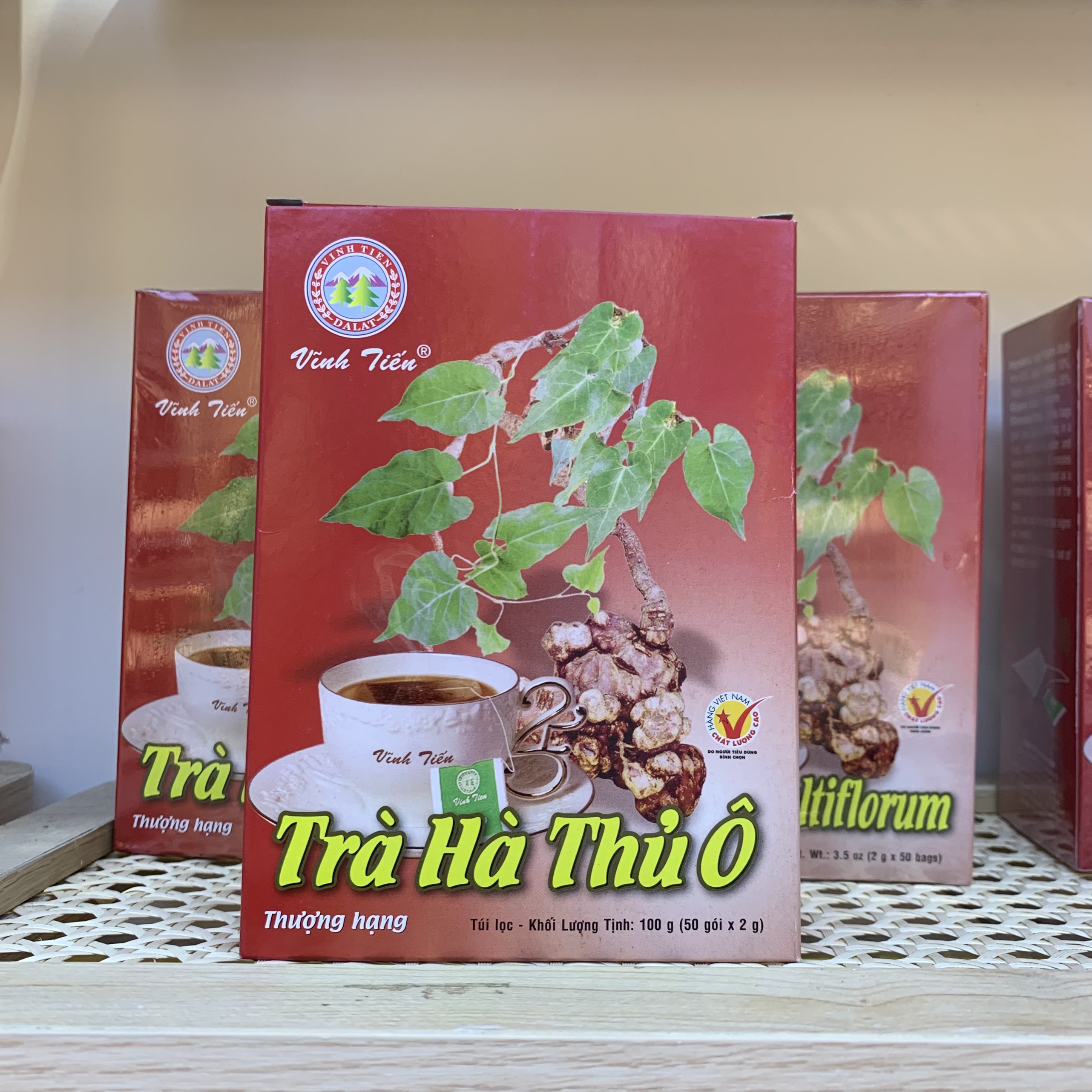 Trà Túi Lọc Hà Thủ Ô - Giảm tình trạng tóc bạc sớm, tóc khô xơ, gãy rụng