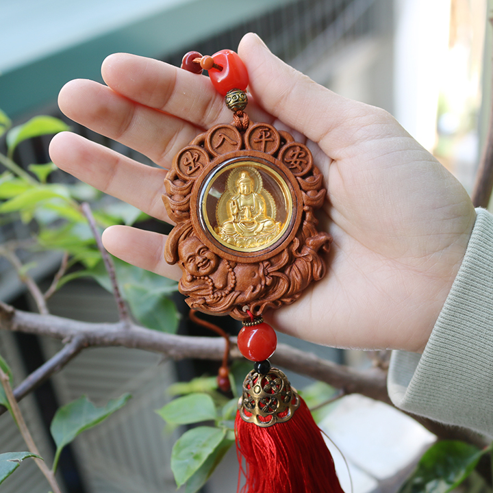 Dây treo xe ô tô phật bà quan thế âm bồ tát cao cấp - Mang lại bình an may mắn - MS281220213