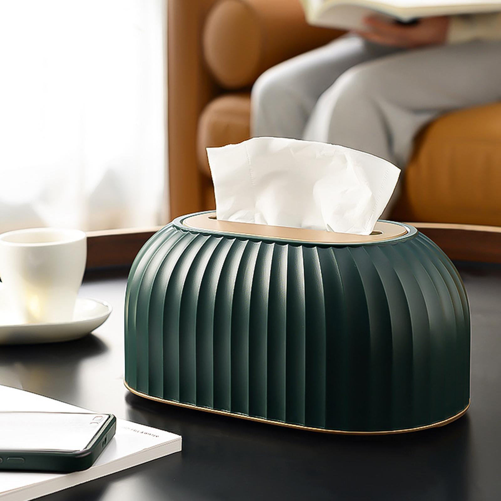 Tissue Storage Box Holder Light Luxury Dispenser Organizer for Car Office