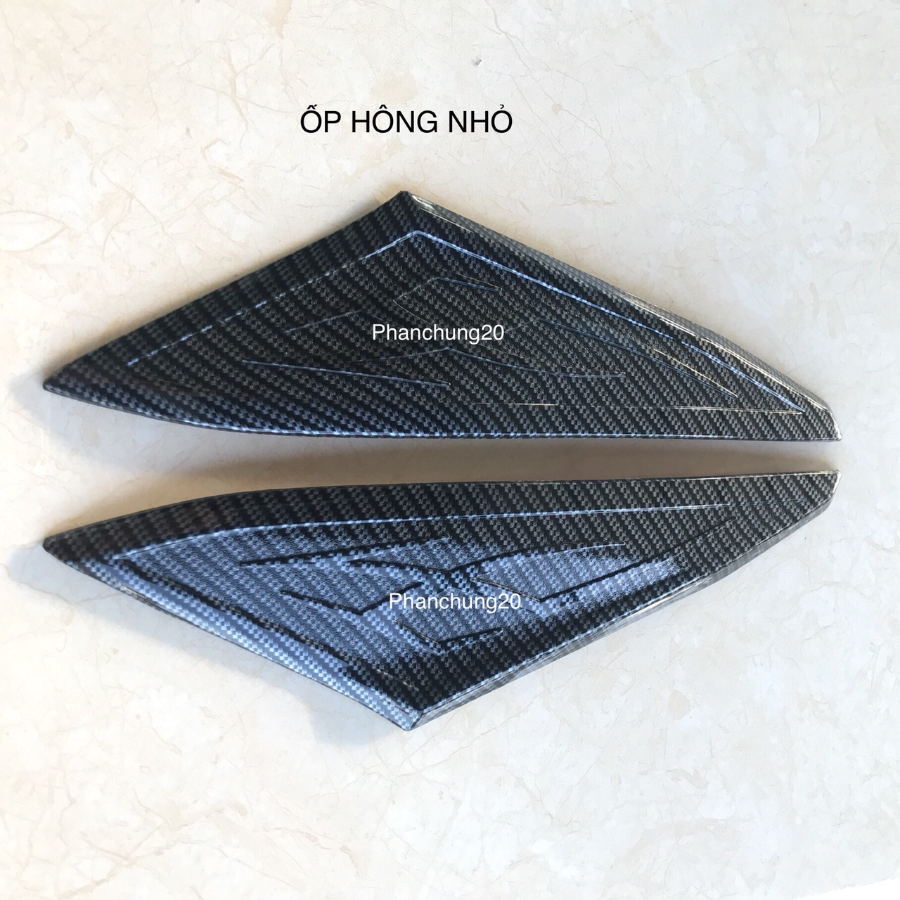 ỐP HÔNG NHỎ DÙNG CHO ĐỜI XE AB 2016 2017 2018 2019 CACBON