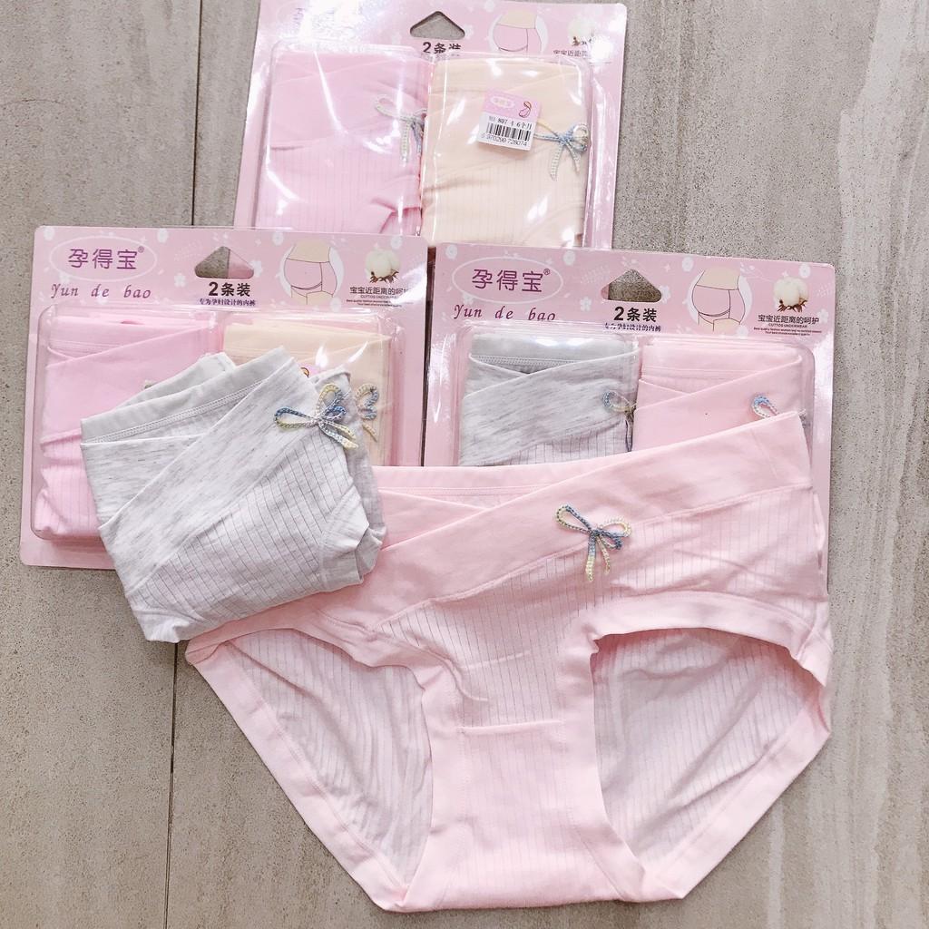 Quần lót bầu 2MAMA cotton bông thấm hút có lớp đáy quần mềm nhẹ V100