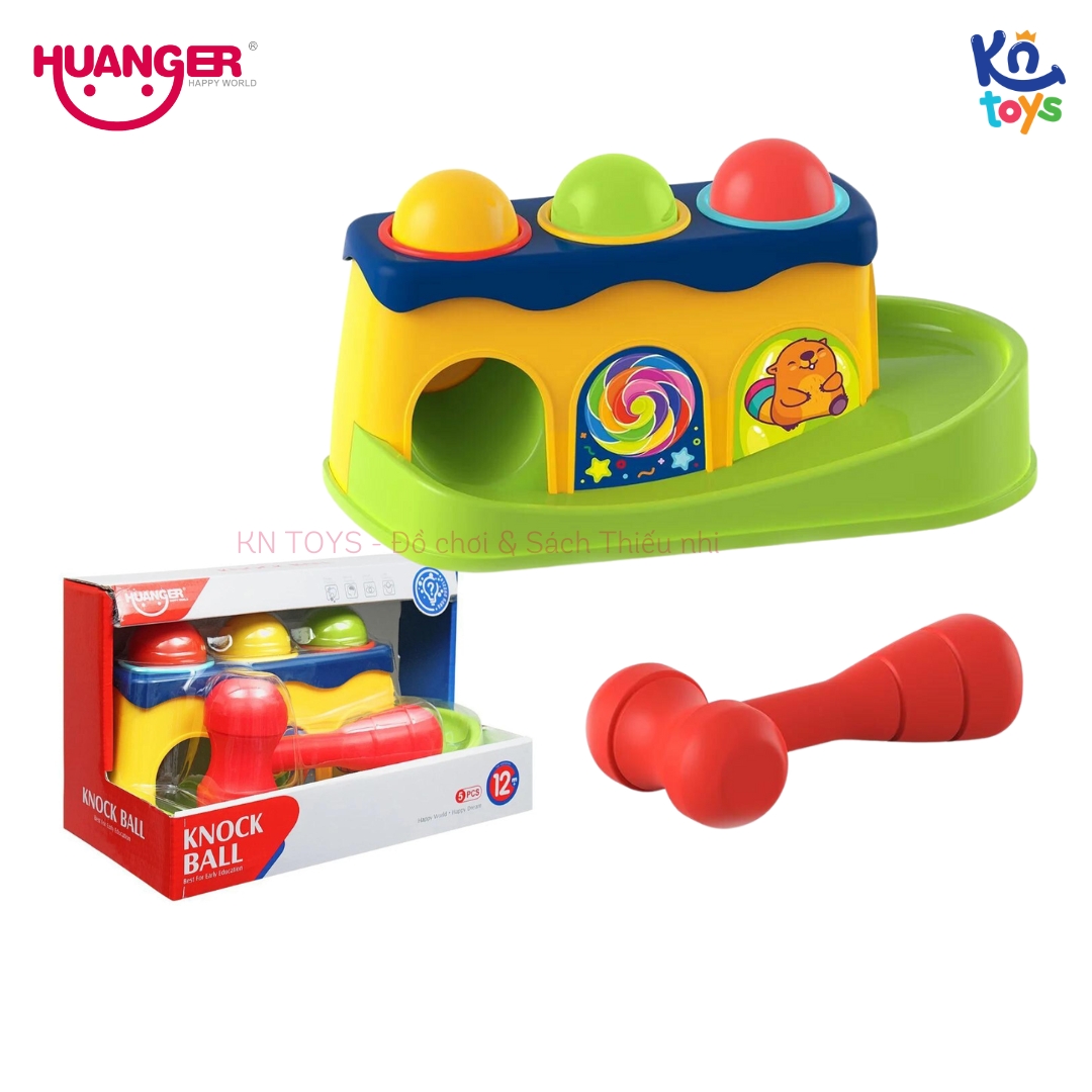 Đồ Chơi Đập Bóng HUANGER Knock Ball HE0290 – Gõ Bóng Lăn Cho Bé Từ 12 Tháng Tuổi