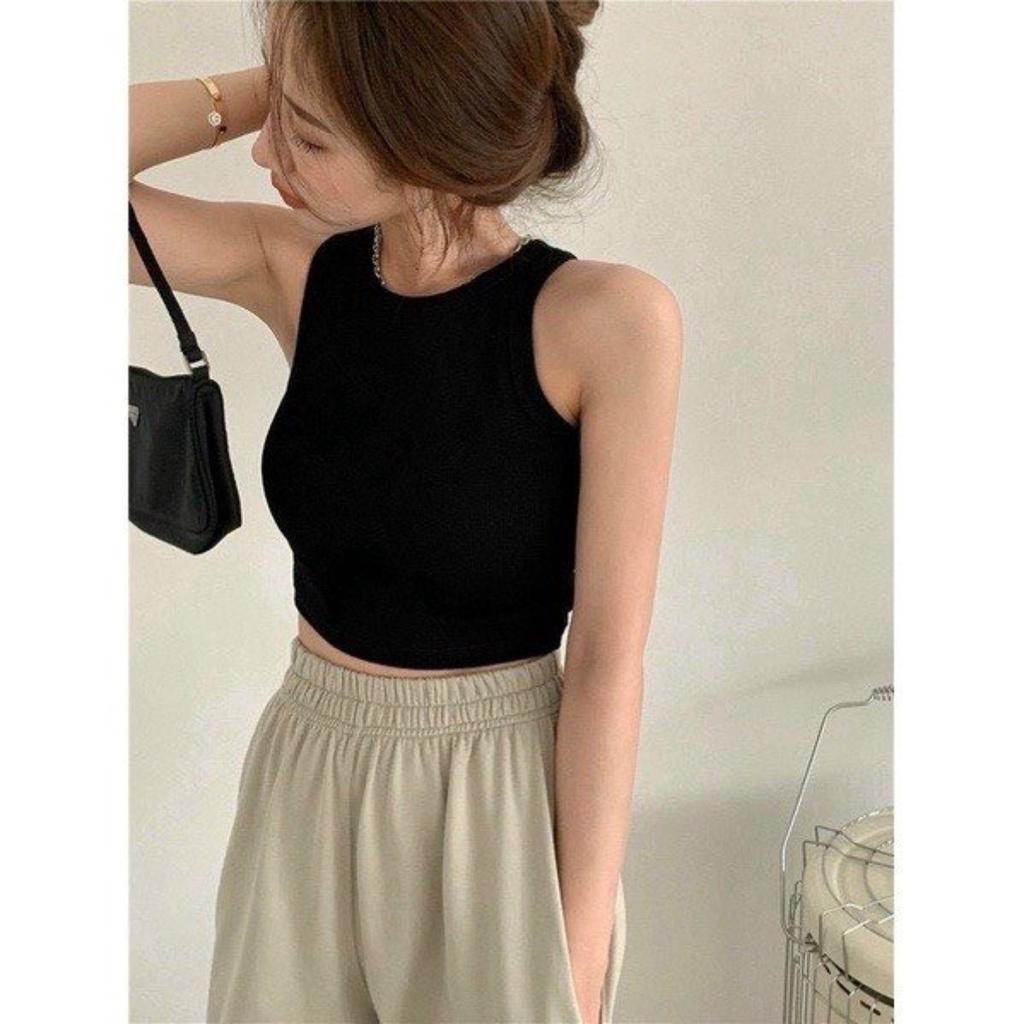 Áo Ba Lỗ Nữ Kiểu Dáng Croptop Ôm Trọn Body, Phiên Bản CHILLIN SUMMER A513899