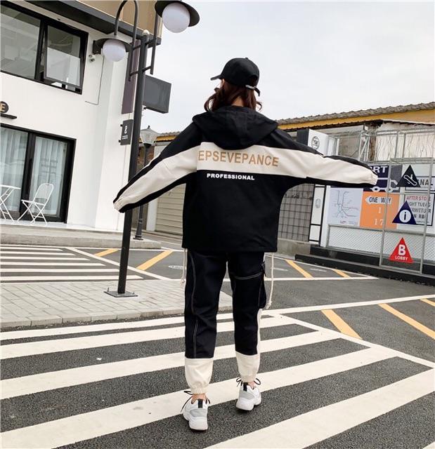 ÁO KHOÁC GIÓ NỮ FORM RỘNG CÁ TÍNH