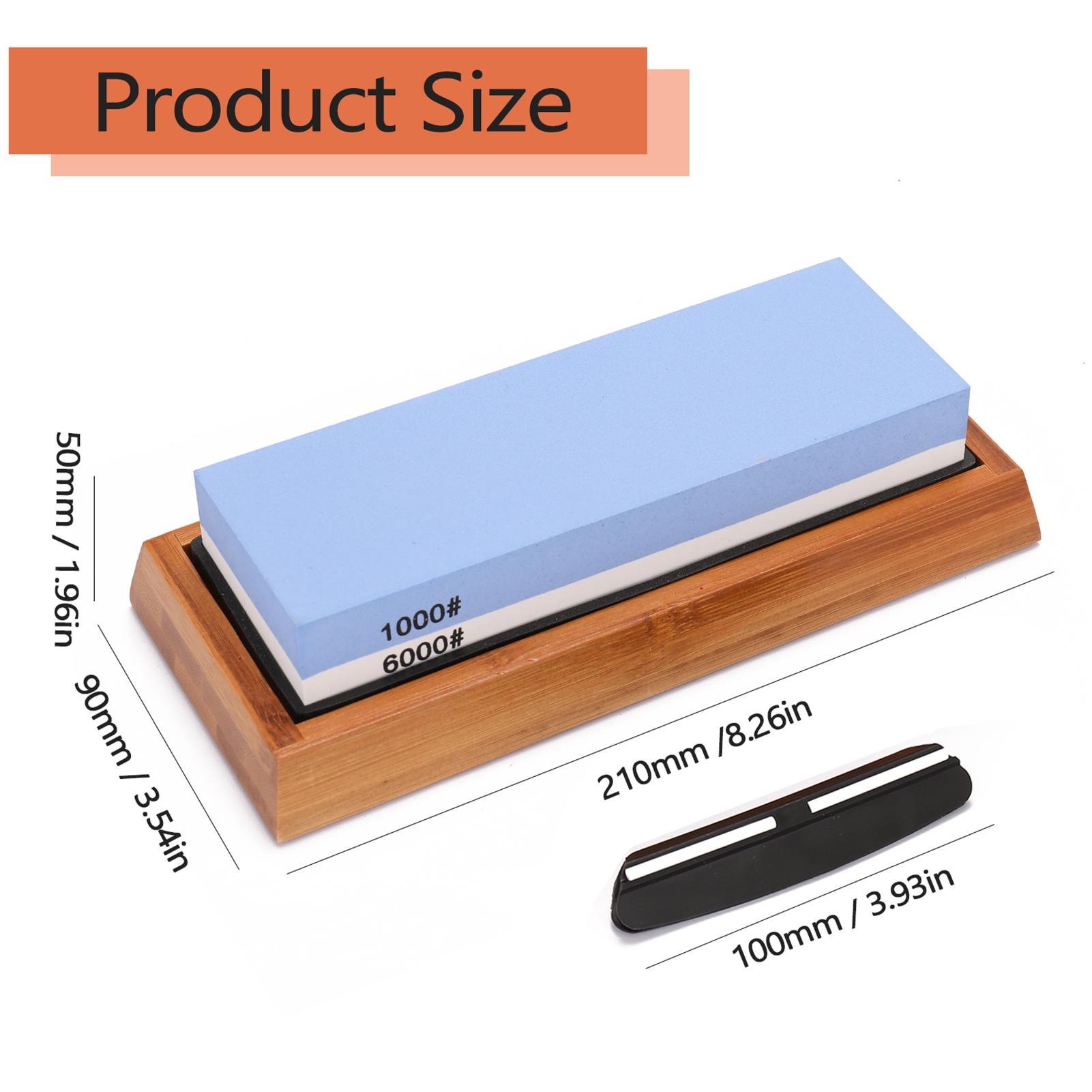 Đá mài hai mặt 1000/6000 Grit với đế tre