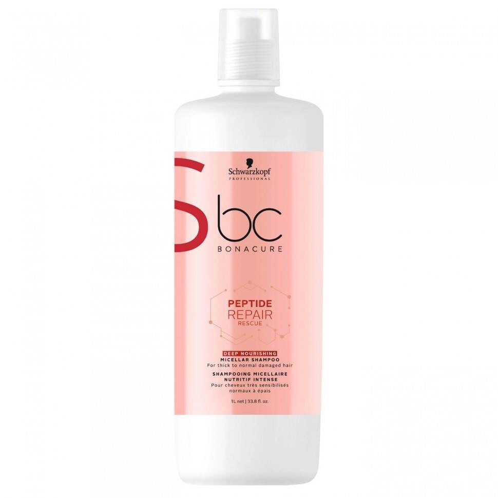 Schwarzkopf BC Bonacure Peptide Rescure Repair phục hồi tóc hư tổn theo cấp độ 1000ml - Chính hãng Đức