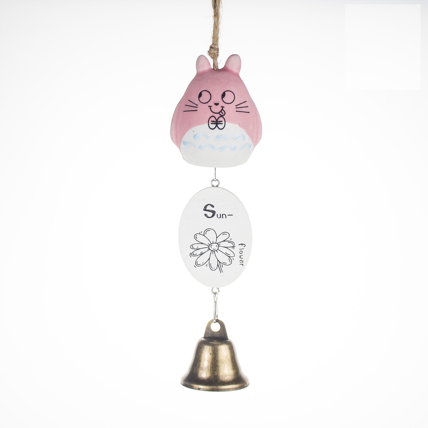 Chuông gió mèo Totoro gốm sứ đáng yêu