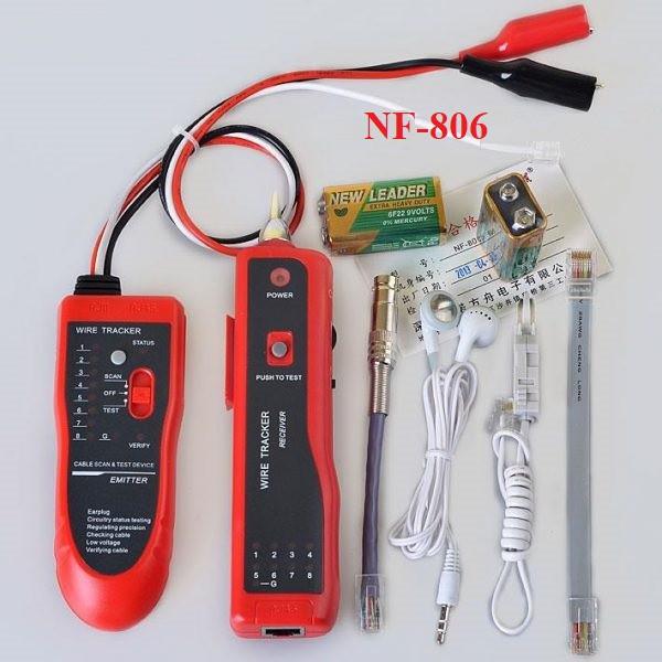 Máy test mạng Noyafa 806R + Tặng Dao nhấn mạng Krrone và Hộp 100 RJ45