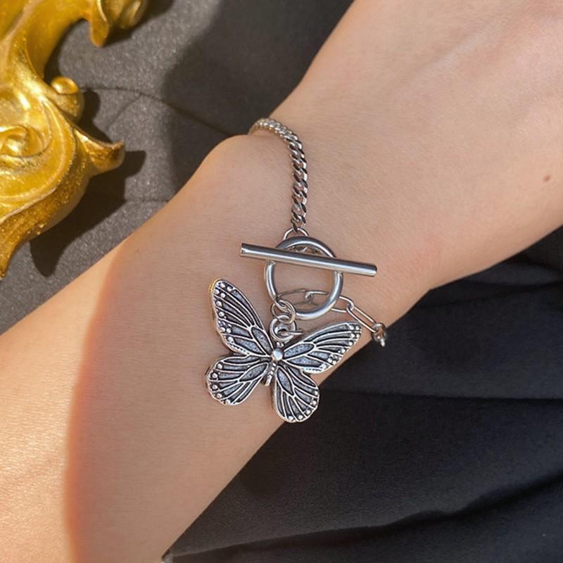Vòng Tay/ Dây Chuyền Hình Bướm Phong Cách Cổ Điển Cho Nữ