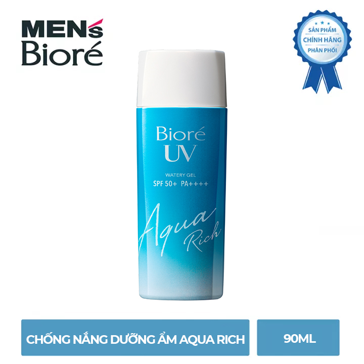 Gel Chống Nắng Màng Nước Dưỡng Ẩm Bioré UV Aqua Rich Watery SPF50+/PA++++ 90ml