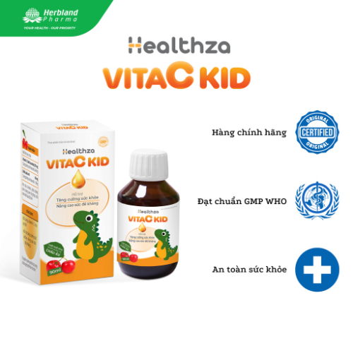 Thực phẩm bảo vệ sức khỏe Healthza VitaC Kid dành cho bé 90ml