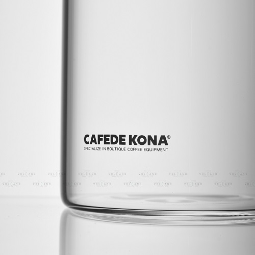 Bình ca thủy tinh thân đứng CAFE DE KONA