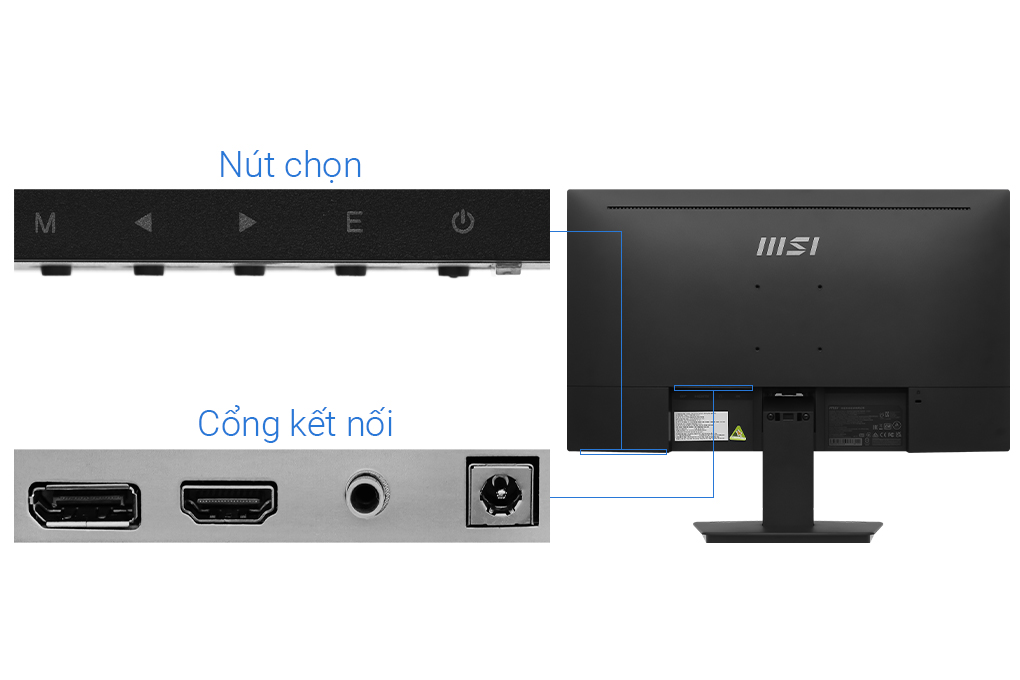 Màn hình MSI PRO MP243X 23.8 inch FHD/IPS/100Hz/4ms/HDMI - Hàng Chính Hãng