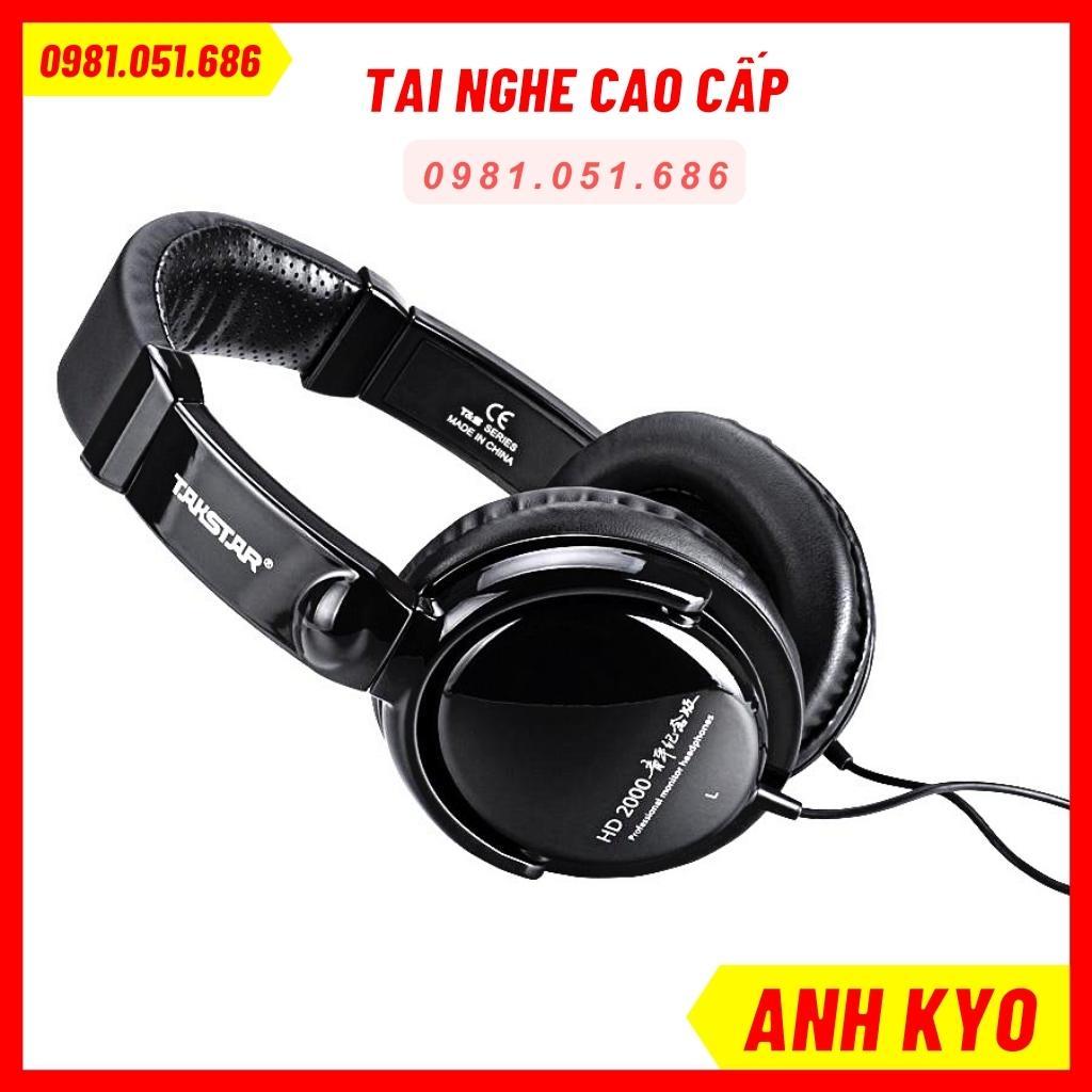 Tai Nghe Chụp Takstar HD2000 Hàng Loại 1 Chất Âm Trong Và Sáng, Âm Thanh Lớn. Thiết Kế Trẻ Trung, Đẹp Mắt