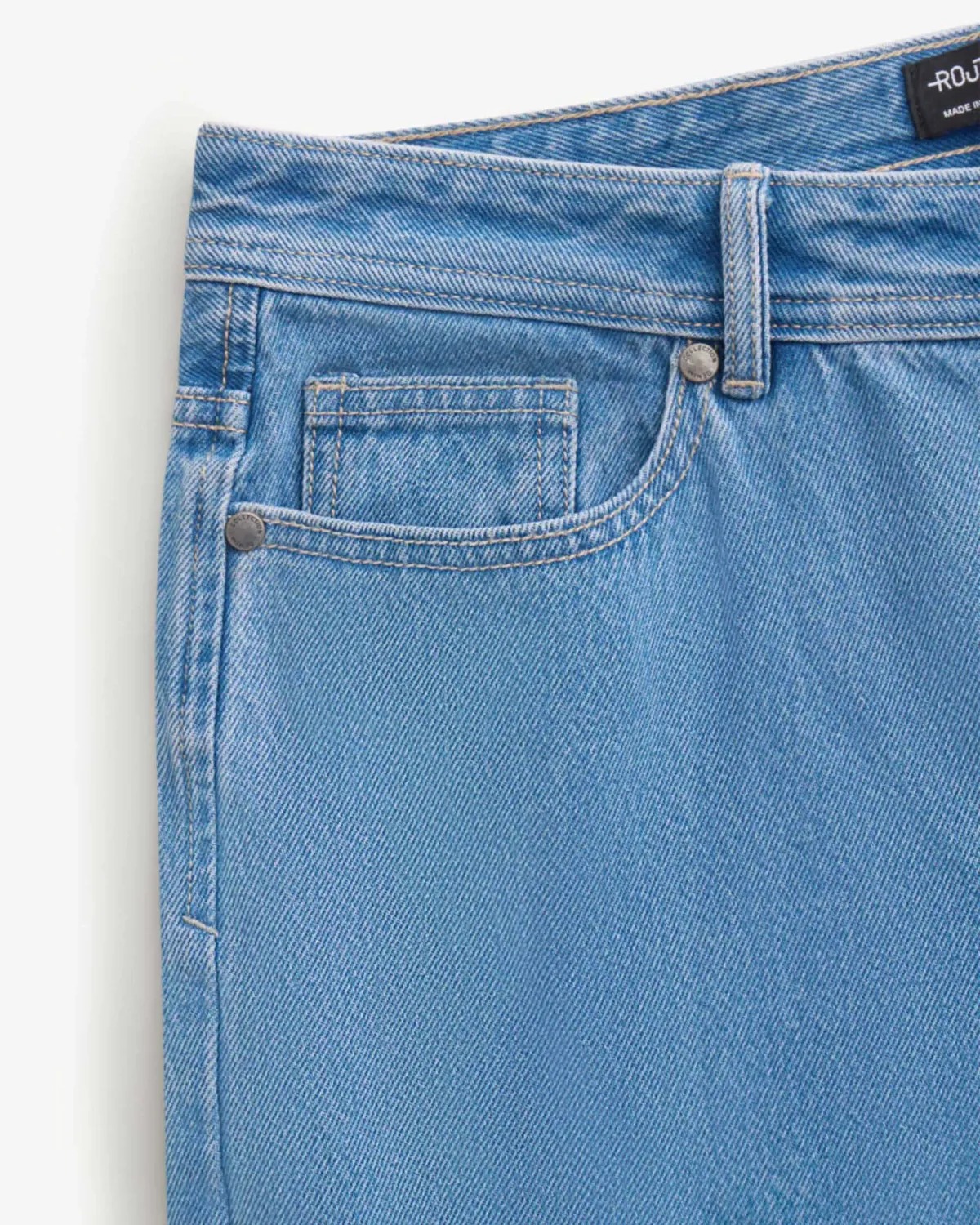 Quần jean nam ROUTINE form Straight màu Xanh ( form suông) 10F24DPA038 | ROUTINE CÀ MAU