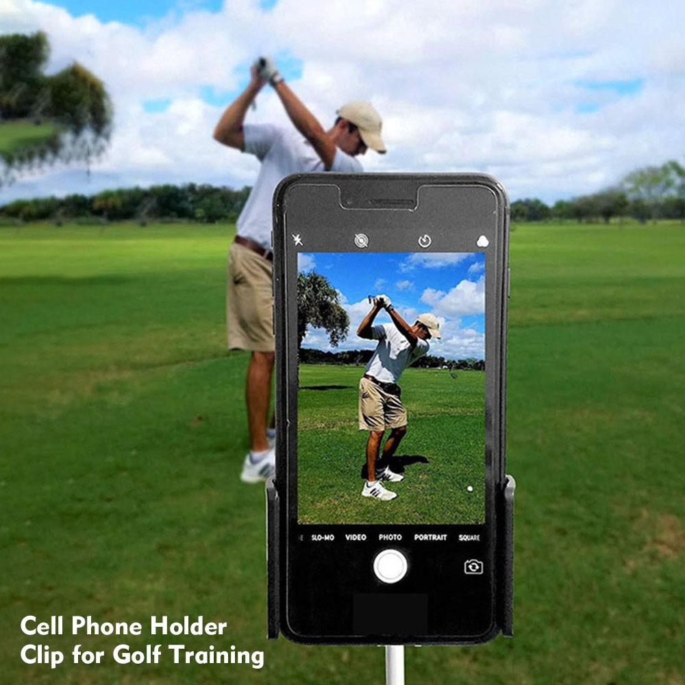Giá đỡ điện thoại ghi hình khi chơi golf, hỗ trợ đào tạo golf