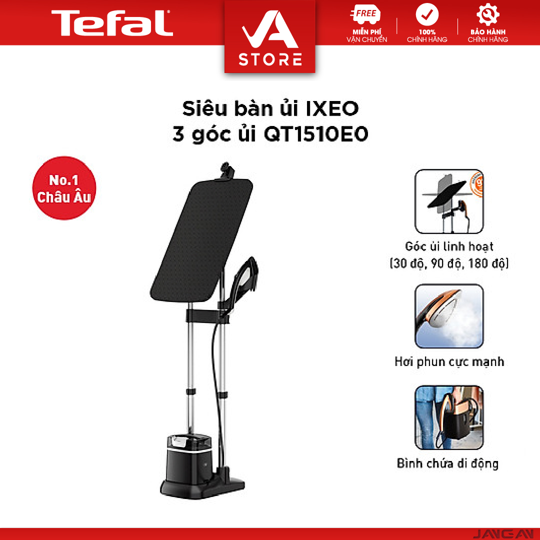 Bàn ủi hơi nước cầm tay dạng đứng Tefal QT1510E0 - Hàng Chính Hãng