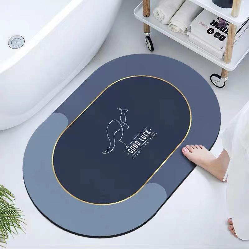 Thảm Hút Nước Siêu Thấm - Thảm Lau Chân Siêu Mềm Siêu Dày, Siêu Thấm Nước Chất Liệu Chống Trượt