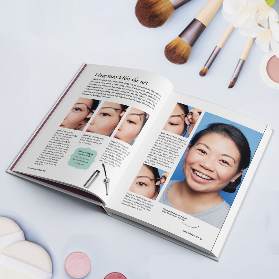 Sách The Makeup Manual - Trang điểm tự nhiên, học cách trang điểm