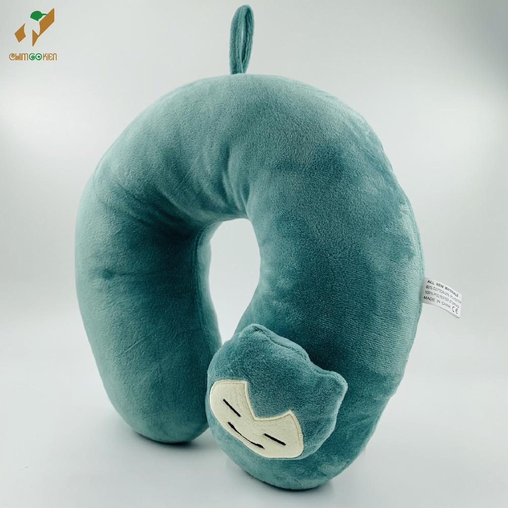 Gối chữ U kê cổ Snorlax , gối Kabigon văn phòng