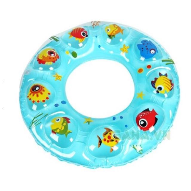 PHAO TRÒN 2 LỚP TẬP BƠI CHO BÉ, Phao Bơi Tròn Cho Bé Đường Kính 60,70cm