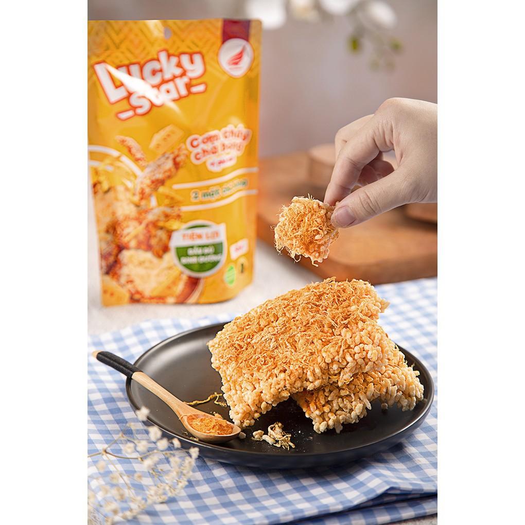 Combo 9 Gói Cơm Cháy Chà Bông Sài Gòn 3 Vị - LUCKY STAR Đạt tiêu chuẩn VSATTP, HACCP