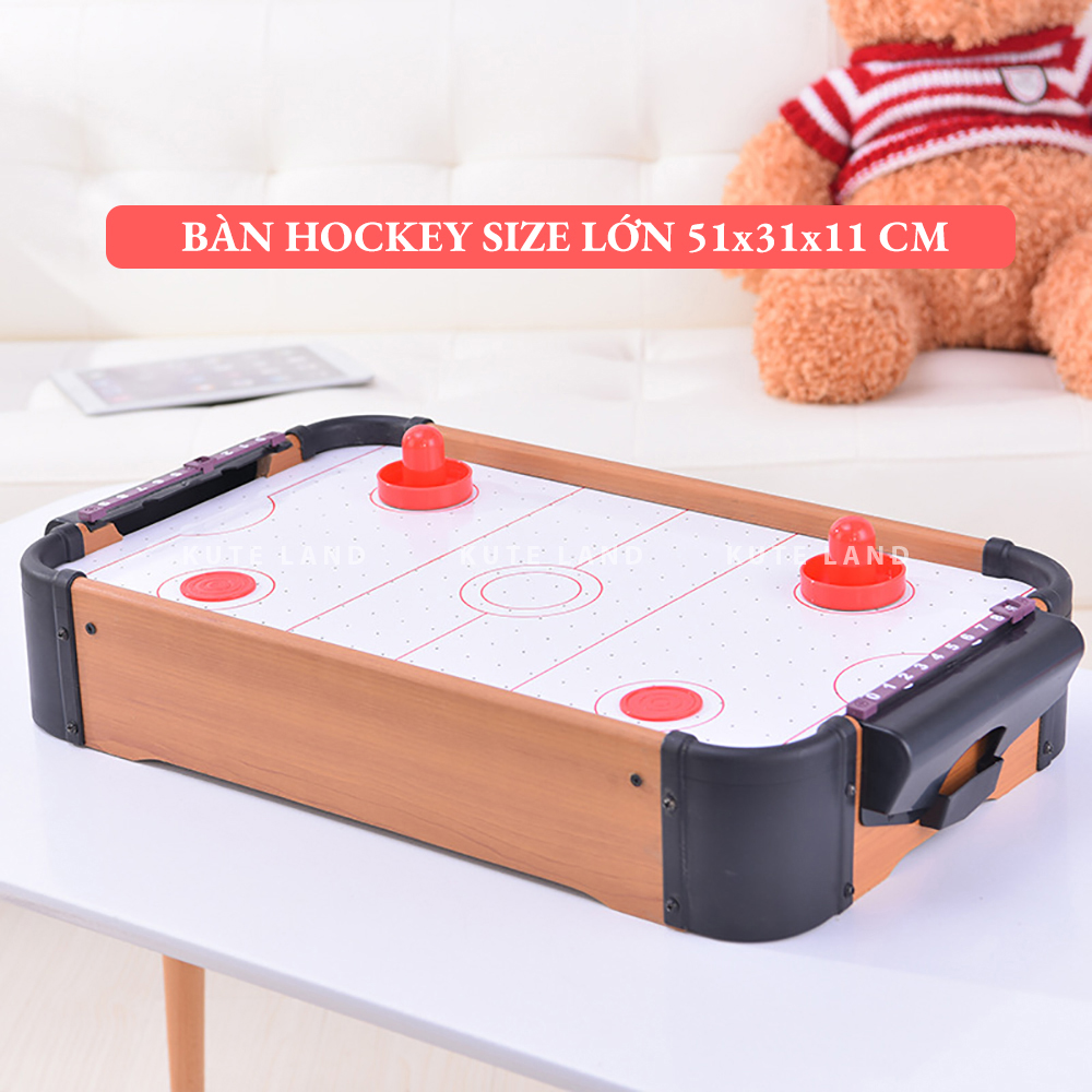Bộ đồ chơ cầu Air Hockey 51x31x11 cm giúp tăng khả năng tương tác và vận động cho bé