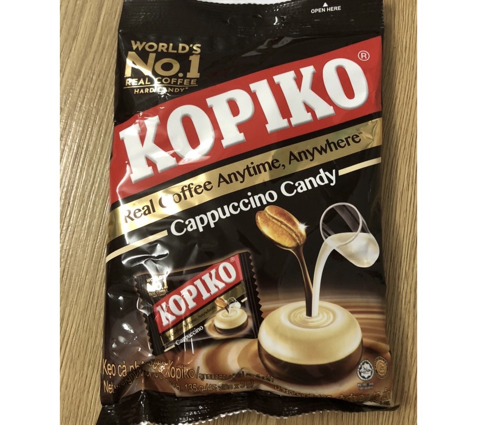 ️Kẹo Kopiko Gói Cà PSữa Cappuccino Thơm Ngon Indonesia Chính Hãng️