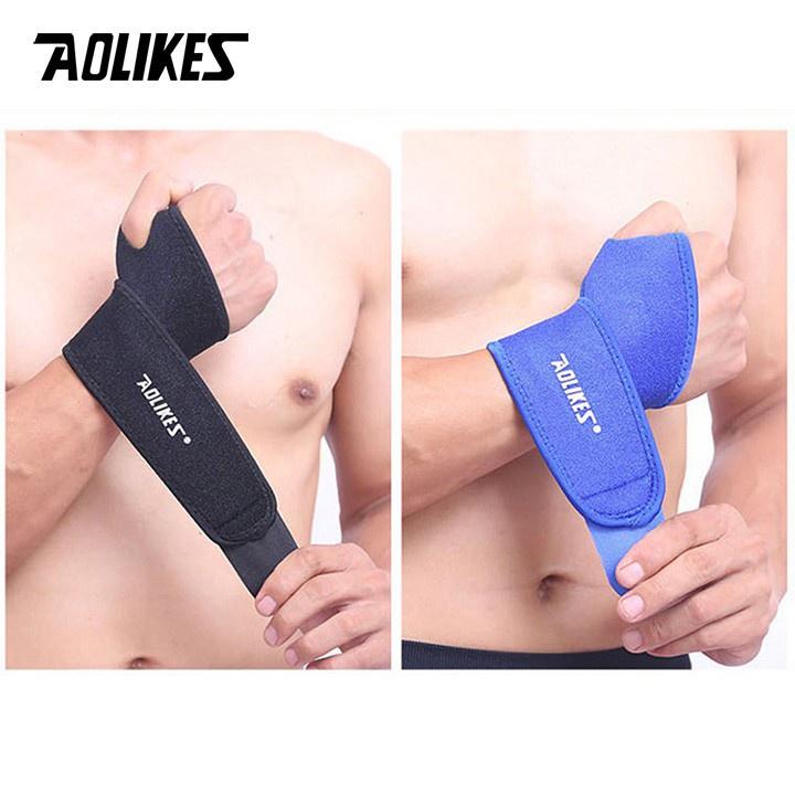 Băng cổ tay xỏ ngón cái chính hãng Aolikes AL7937