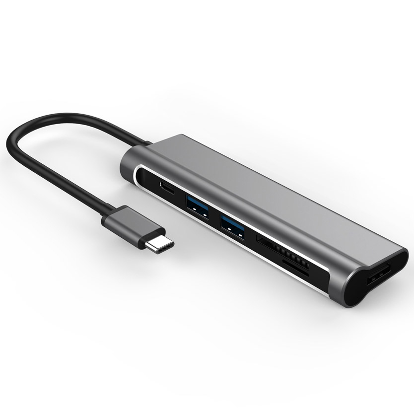 Cổng Nối JCPAL USB-C Multiport 6 IN 1 - Hàng chính hãng