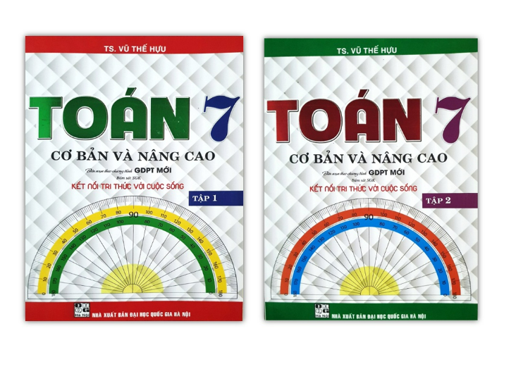 Sách - Combo Toán Cơ Bản Và Nâng Cao Lớp 7 - Tập 1 + Tập 2