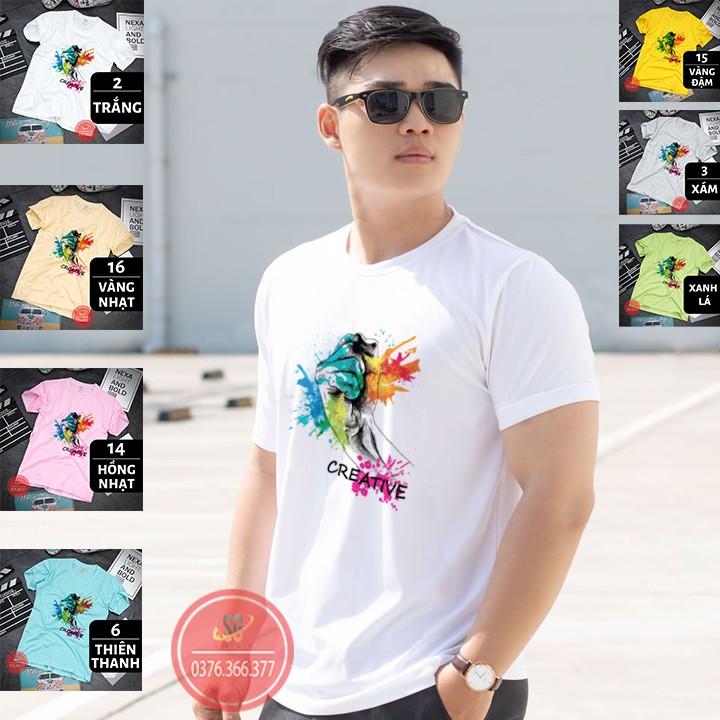 Áo thun nam tay ngắn CREATIVE - có NHIỀU MÀU