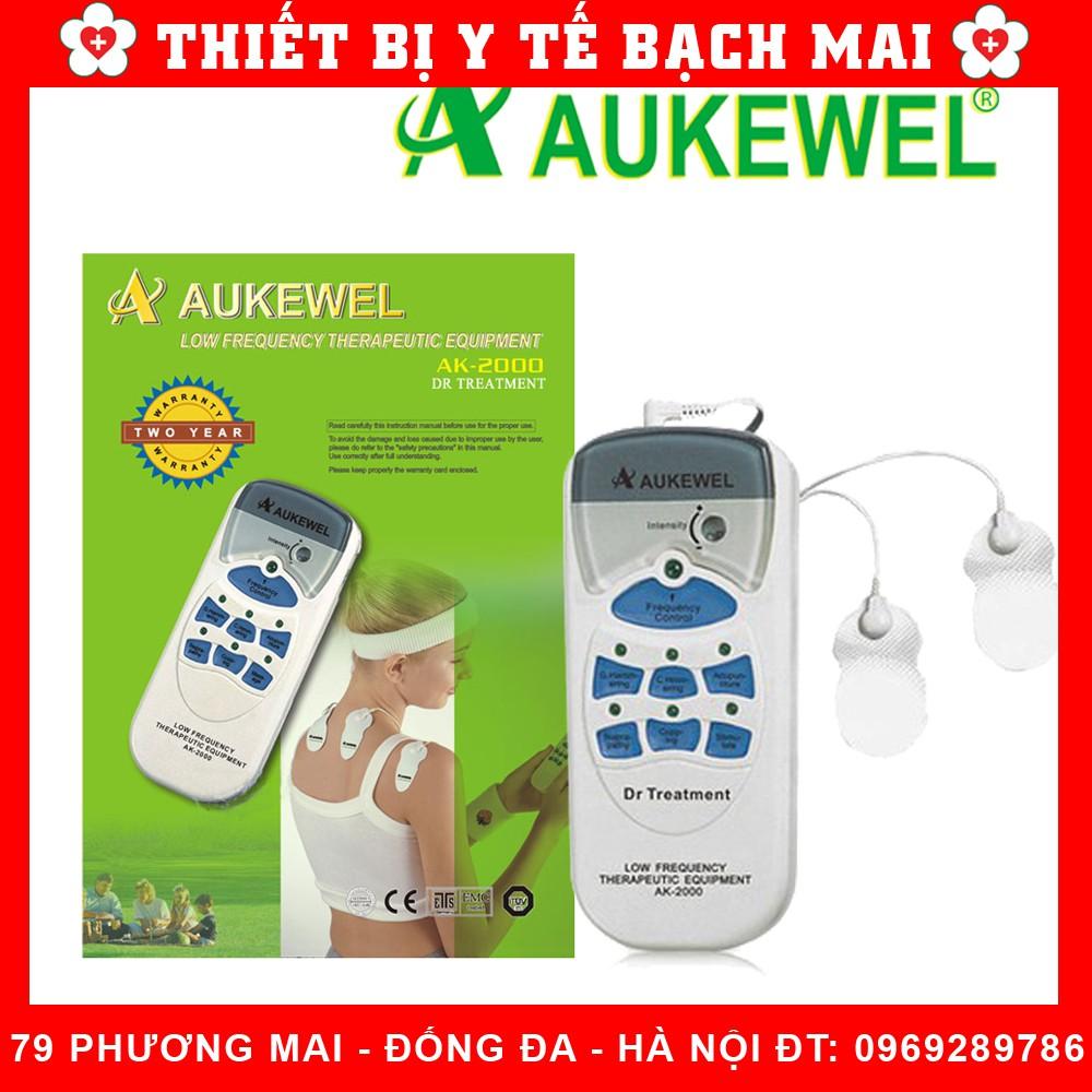 Máy Massage Trị Liệu Xung Điện Thương Hiệu Đức Aukewel AK-2000 Và 2 Cặp Miếng Dán