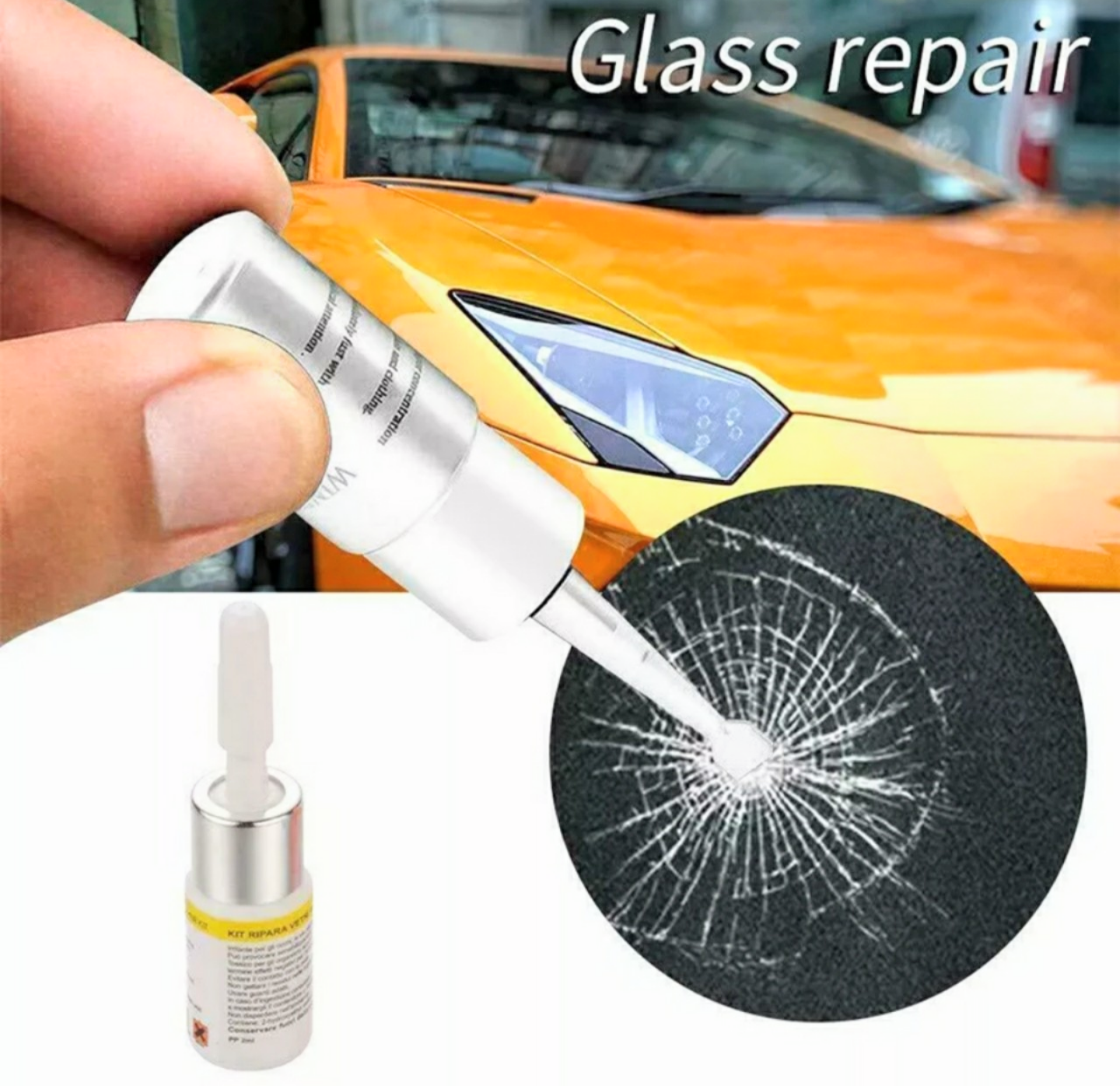 1 LỌ KEO CHUYÊN SỮA CHỮA XỬ LÝ CÁC VẾT RẠN NỨT VỠ Ở KÍNH CHẮN GIÓ TRÊN XE HƠI ÔTÔ