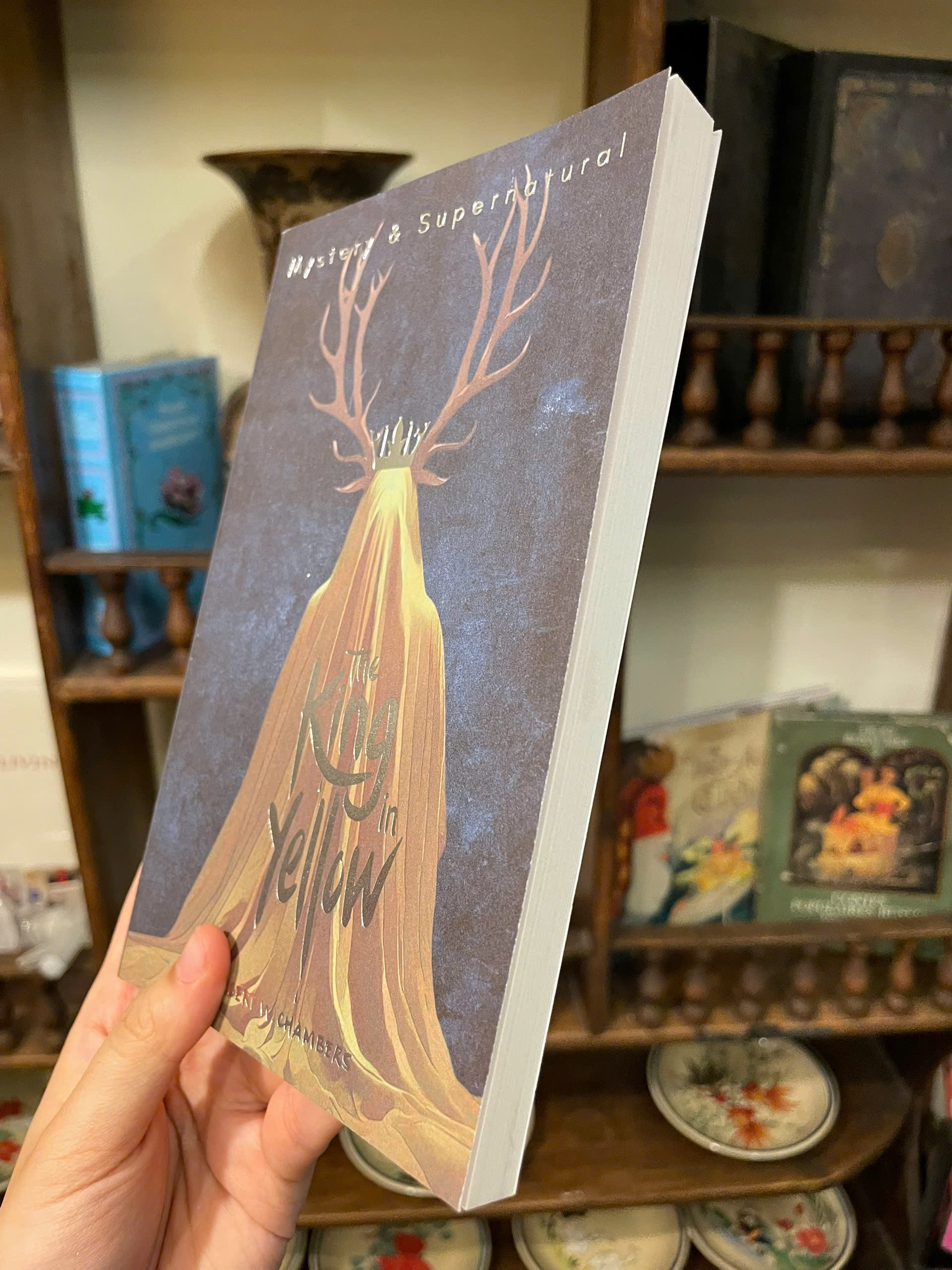 Sách - The King in Yellow (Tales of Mystery &amp; The Supernatural) by Robert W. Chambers | Horror Book