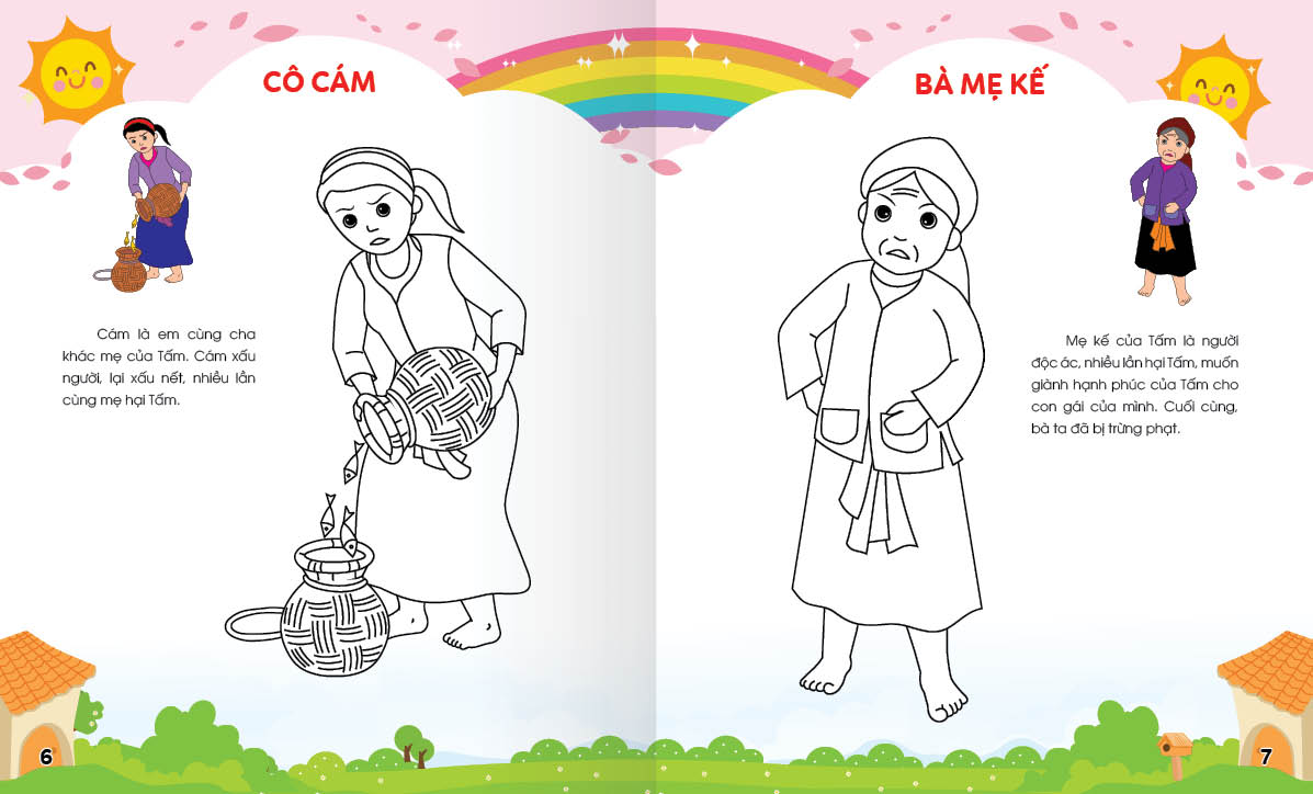 Sách - Colouring 365 ngày Tô màu - KHÁM PHÁ THẾ GIỚI PHÁT TRIỂN TRÍ TUỆ - Công chúa, Hoàng tử...