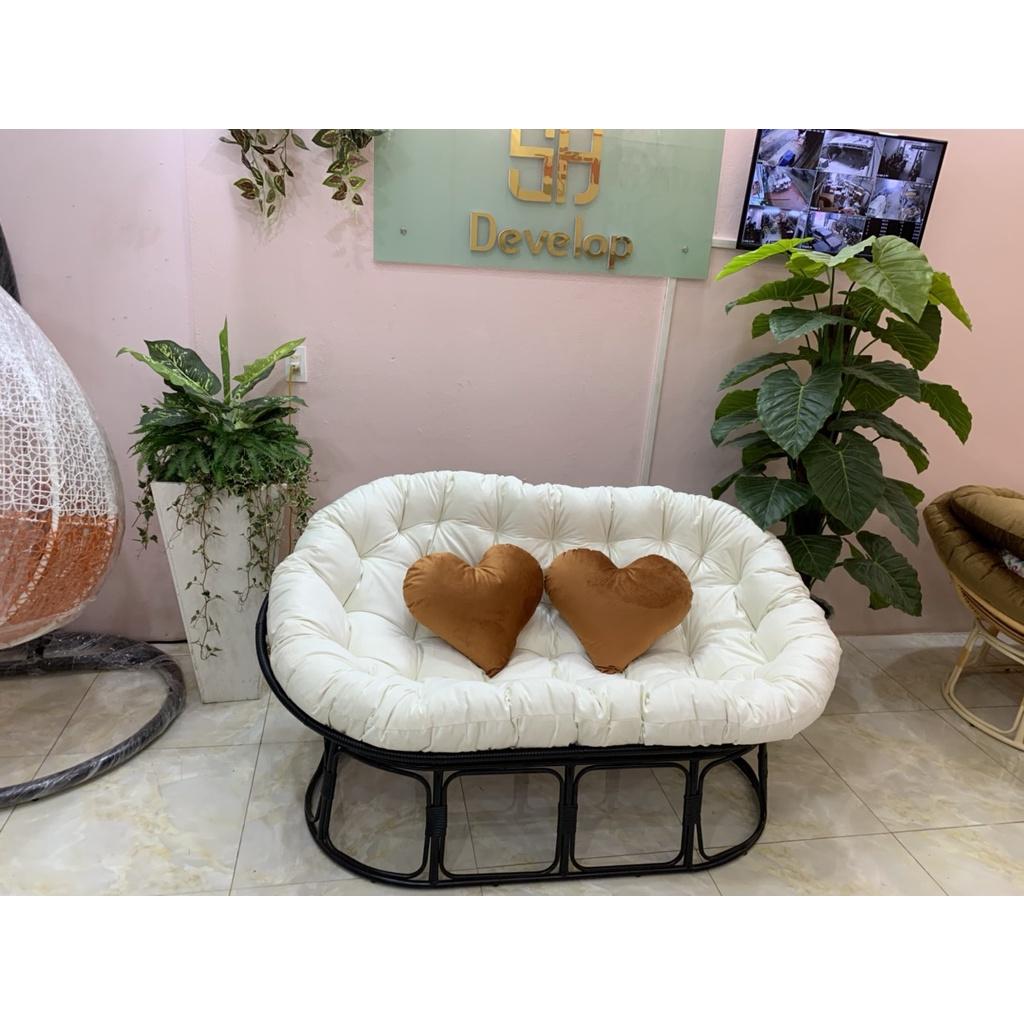 Ghế thư giãn Papasan đôi