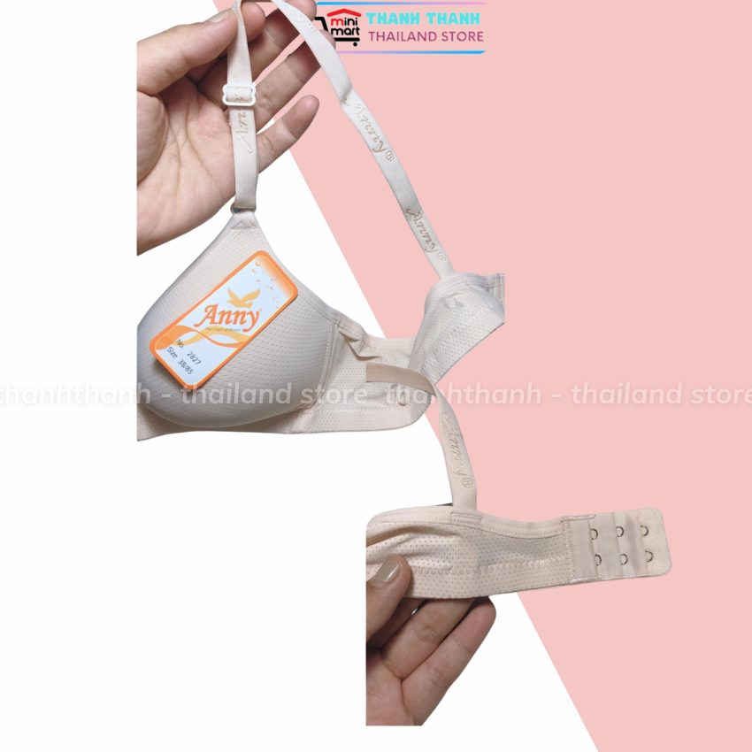 Áo ngực thông hơi, không mút, không gọng, mặc thoải mái - Anny Thái Lan 2827