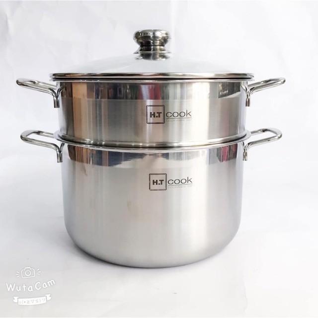 BỘ NỒI XỬNG HẤP 28cm HT Cook