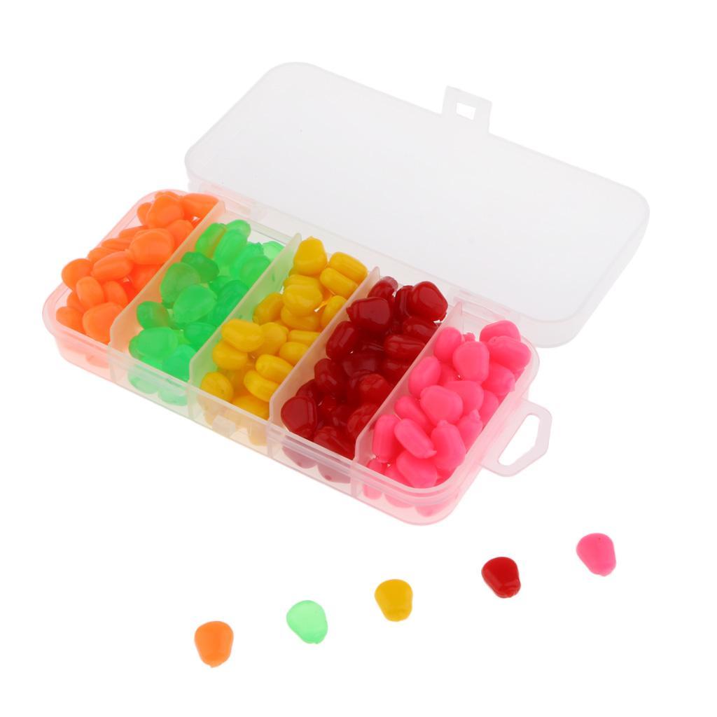200Pcs Artificial Corn Fishing Simulation Fake Soft Baits for Trout