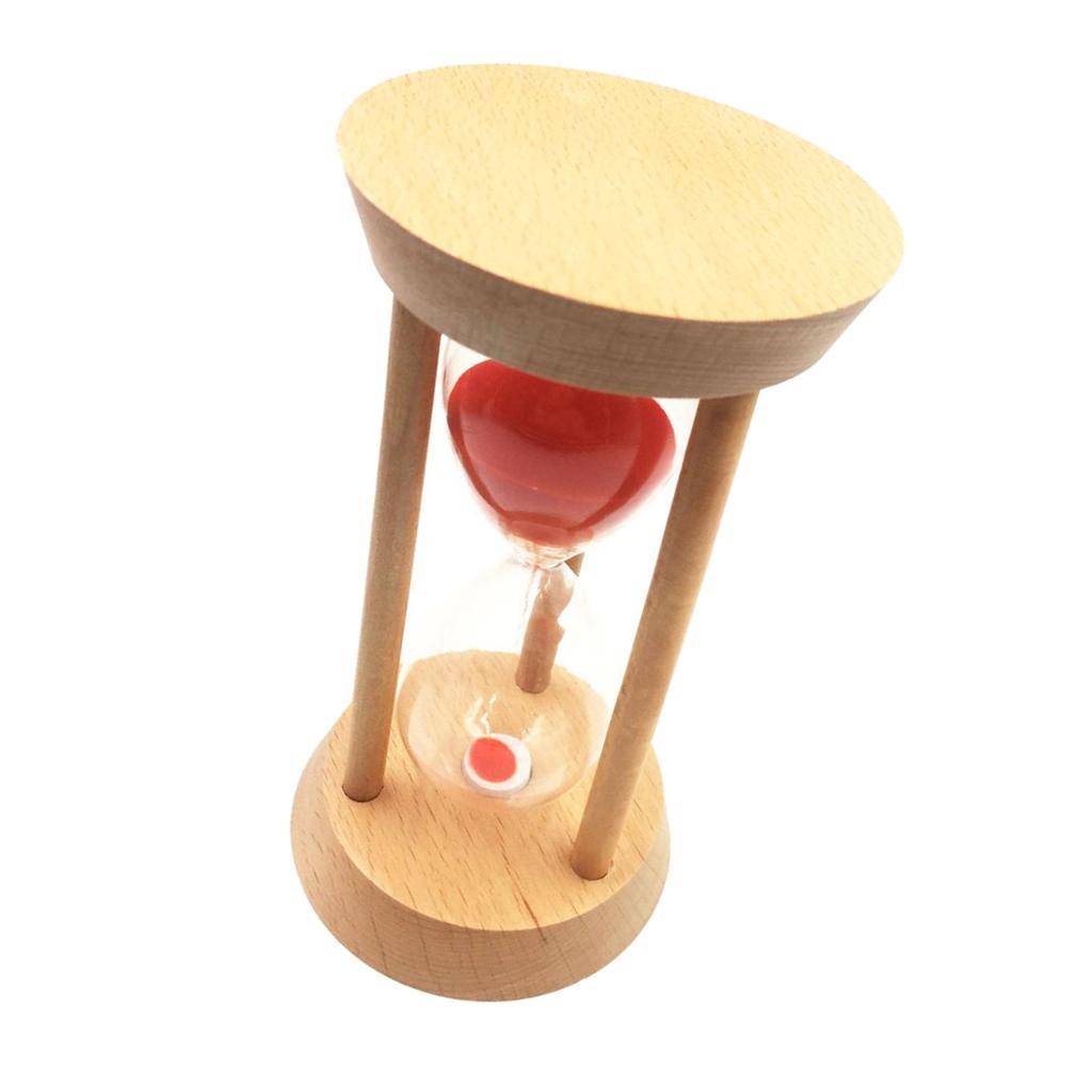 20 Minutes Wooden Sand Glass Timer Clock Hourglass Home Office Desktop Decor