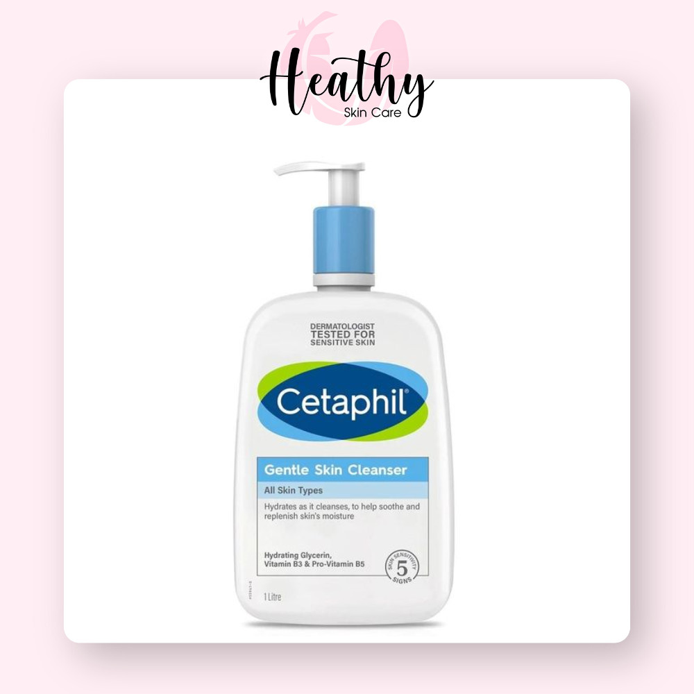 Sữa rửa mặt dịu lành cho da nhạy cảm Cetaphil Gentle Skin Cleanser 1000ml 