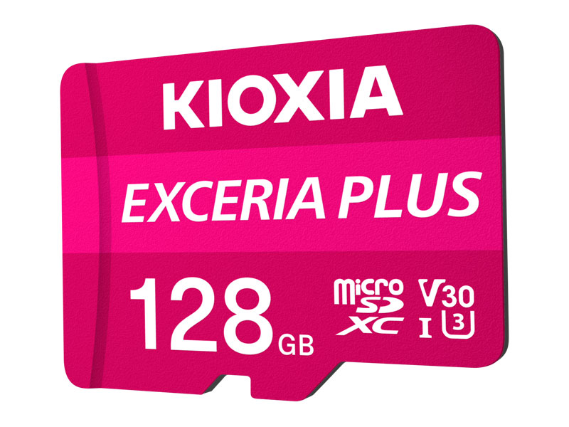 Thẻ nhớ Micro SDHC Kioxia Exceria Plus UHS-I Kèm Adapter - 32GB / 64GB / 128GB / 256GB, tốc độ cao, hỗ trợ video 4K - HÀNG CHÍNH HÃNG