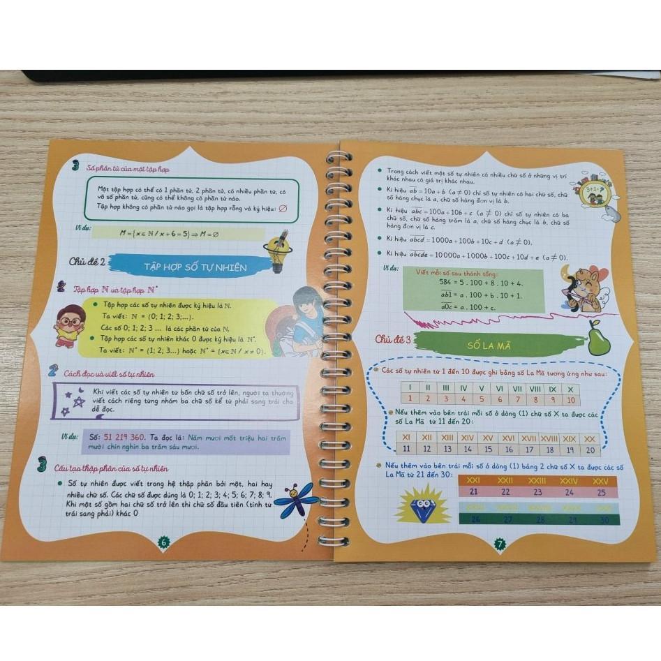 Sách - Notebook Toán 6 - Dùng Chung Cho Các Bộ SGK Hiện Hành - Hồng Ân