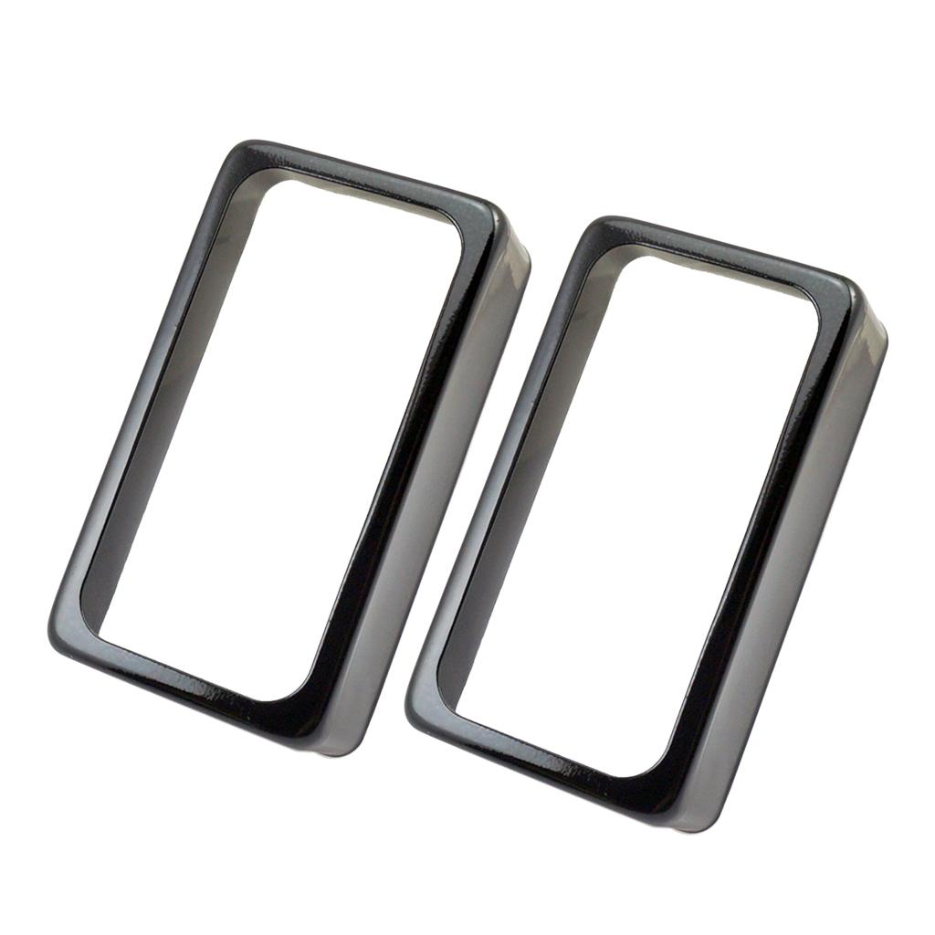 4x Brass Guitar Double Coil Humbucker Pickup Cover for Electric Guitar Parts