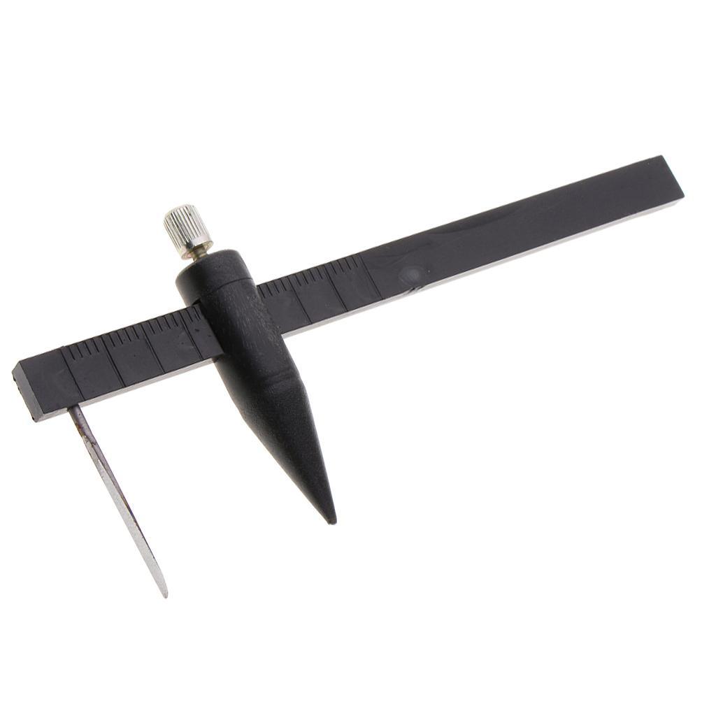 Clay Pottery Ceramic Compass Circle Cutter Measuring Ruler Caliper Black