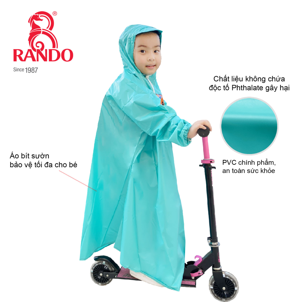 ÁO MƯA TRẺ EM CAO CẤP - BISUR KIDS