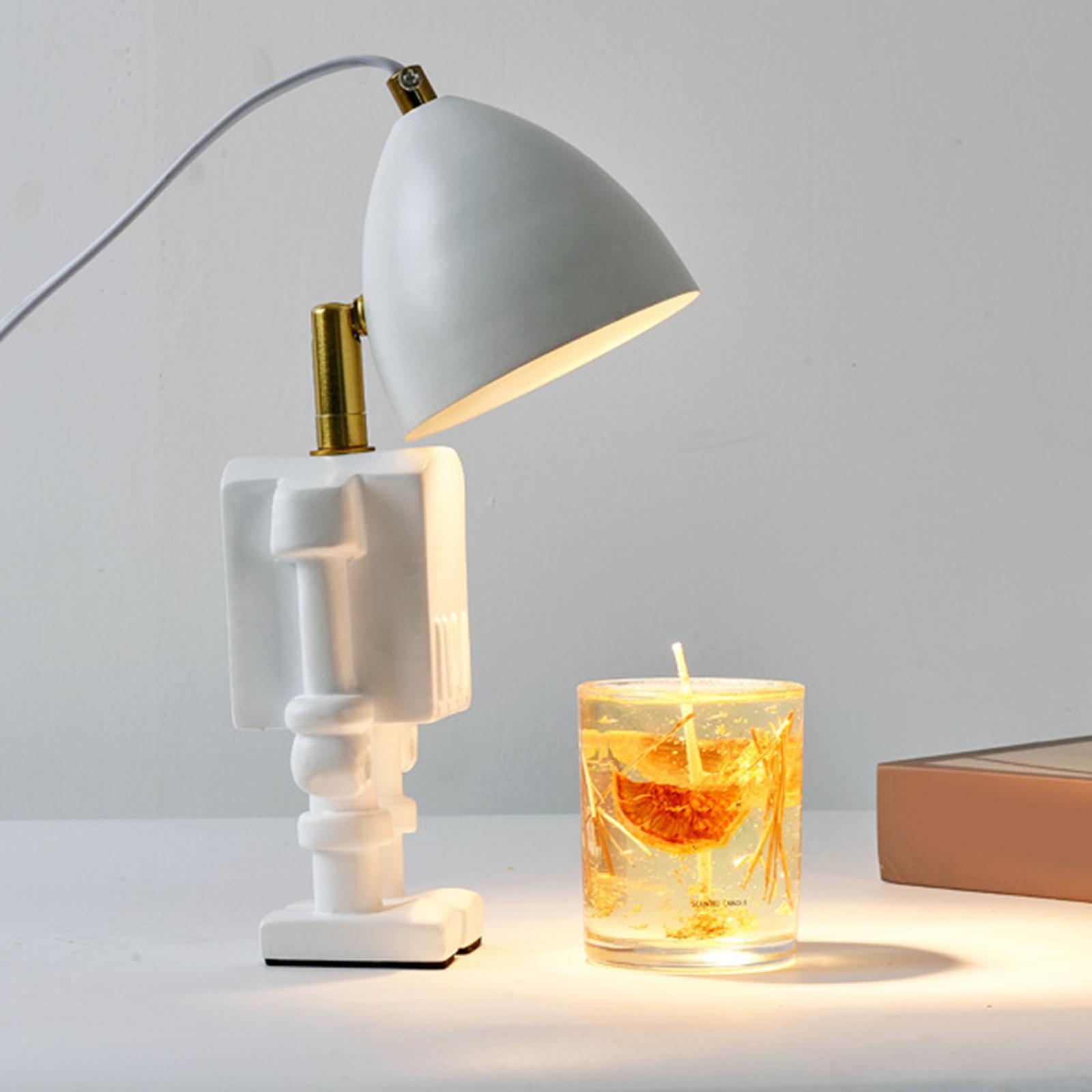 Electric Candle Warmer Robot Ornaments Wax Burner Melter for Scented Candles Wedding