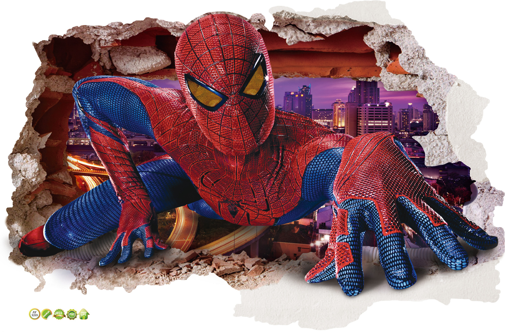 Decal Dán Tường Người Nhện Spider Man mẫu 7 Trang Trí Nhà Cửa Siêu Đẹp Sáng Tạo
